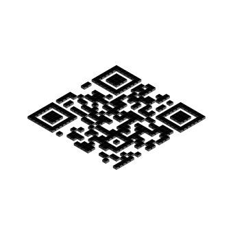 3D QR code style sample