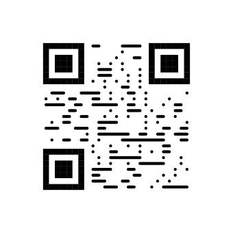 Stripes QR code style sample