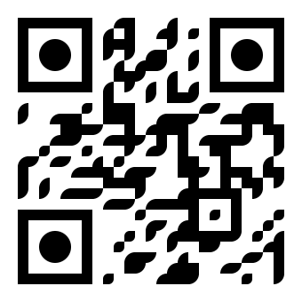 Classy rounded QR code style sample