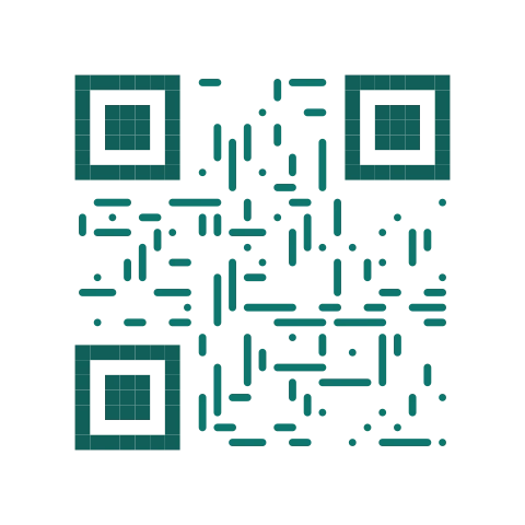 Lines artistic QR code style rendering the link link2qr.com