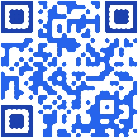 Liquid artistic QR code style rendering the link link2qr.com