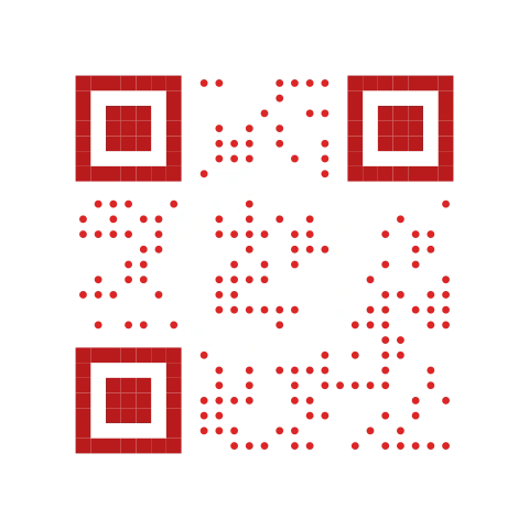 Rings artistic QR code style rendering the link link2qr.com