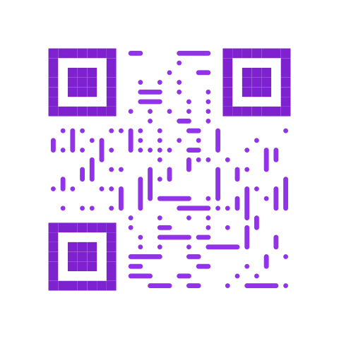 Spiral artistic QR code style rendering the link link2qr.com