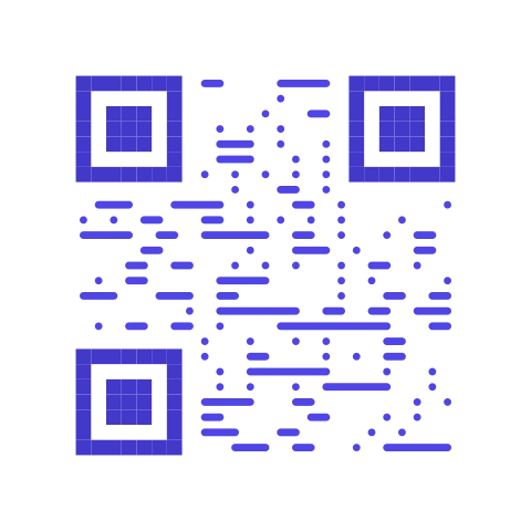 Stripes artistic QR code style rendering the link link2qr.com